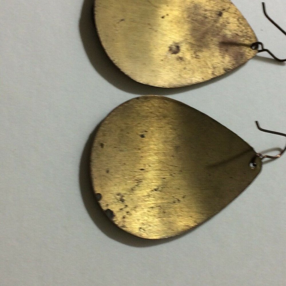 Rare Earrings Mod Retro Art Painting Studio L102 - Picture 5 of 11